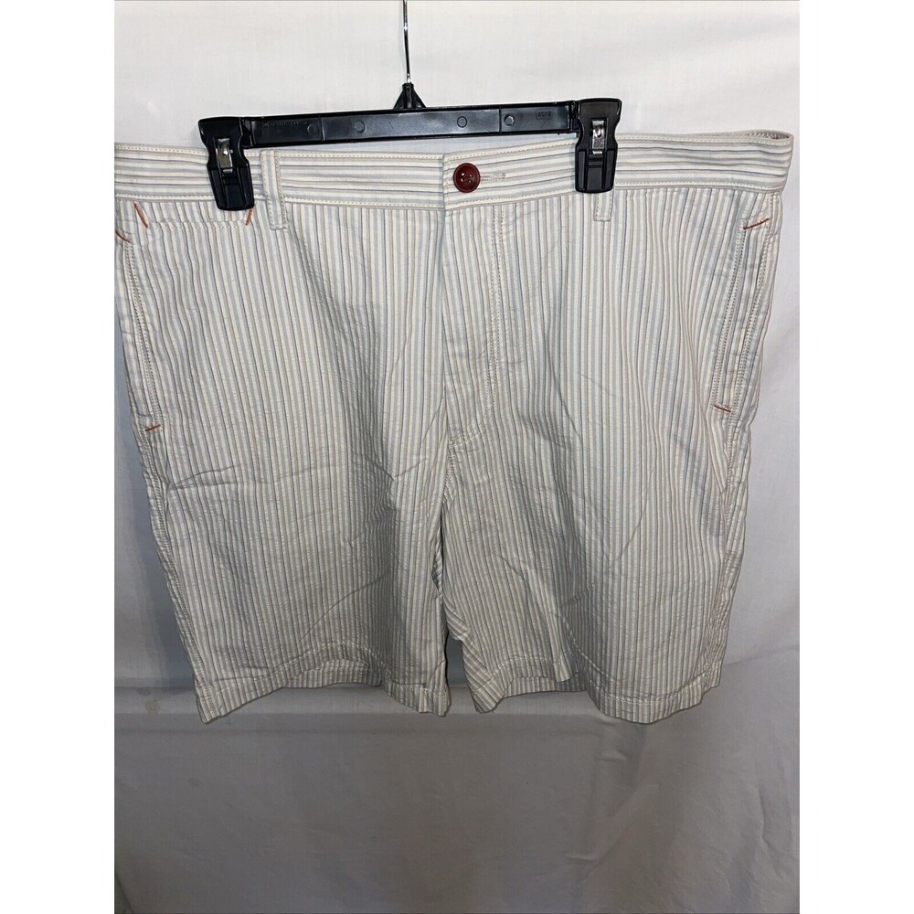 Tommy Bahama Men’s Golf Shorts Size 38 Blue Striped Athleisure Tennis Active